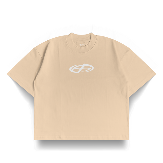 BOXY FIT T-SHIRT BEIGE
