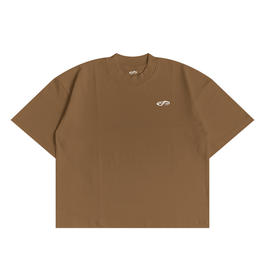 BOXY FIT T-SHIRT HAZELNUT