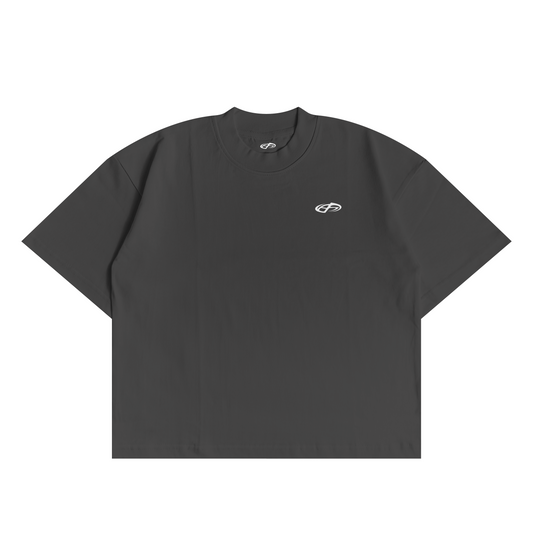 BOXY FIT T-SHIRT STEEL GREY