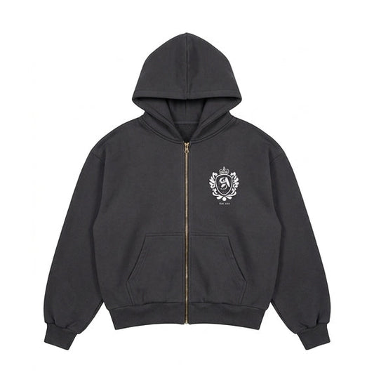 HOODIE AISE CLUB GREY - Front