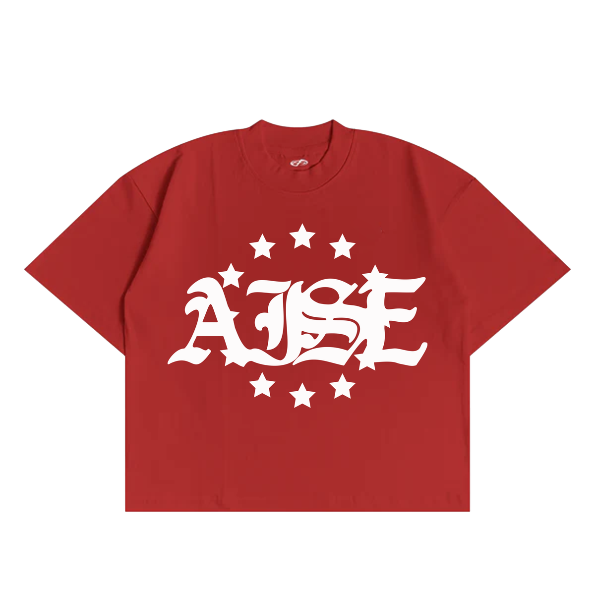 BOXY FIT T-SHIRT AISESTAR RED - Front