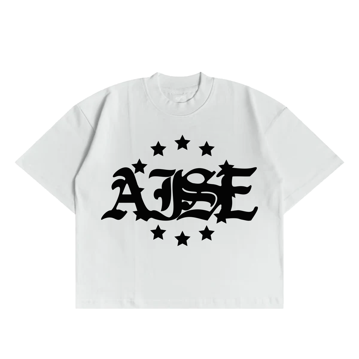 BOXY FIT T-SHIRT AISESTAR WHITE - Front